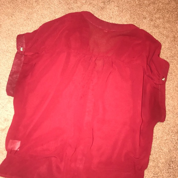 Maroon with gold buttons 3 for $15 - Picture 4 of 4